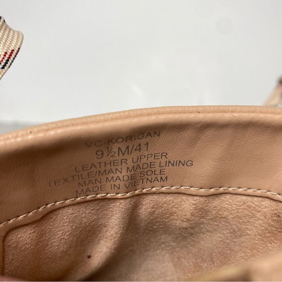 Vince Camuto Korigan Pink Tan Leather Lace Up Lug Sole Boot 9 1/2 M - Picture 12 of 15